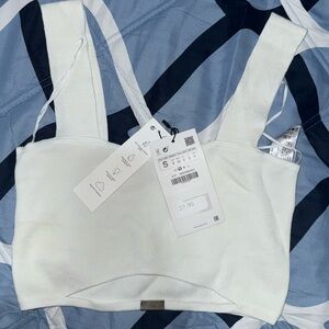 Zara brand new white crop top original tags attached